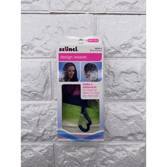 Scunci Design Weaving Mesh Fabric Through any Hair Styles 5 Piece Kit - Picture 5 of 5